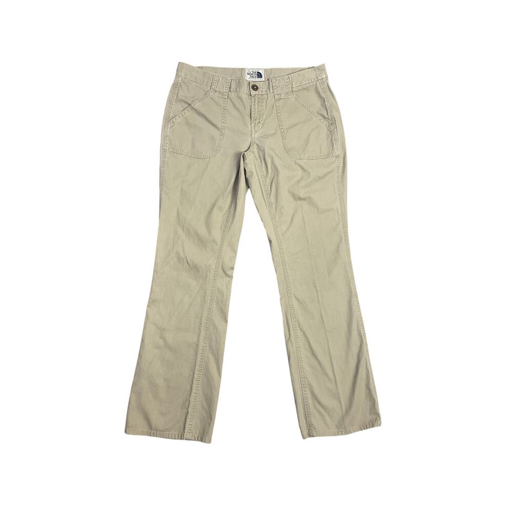 The North Face Low Rise Straight Leg Khaki Utility Pants Women’s SZ 10 Outdoors